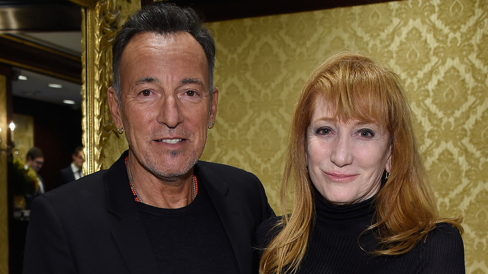 Bruce Springsteen and Patti Scialfa at a premier in 2016