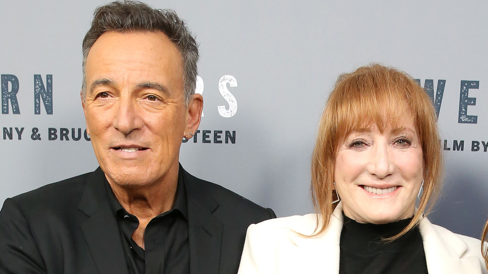 Bruce Springsteen and Patti Scialfa at a premier in 2019