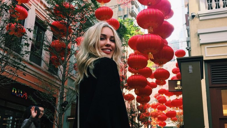 Cassie Randolph in Hong Kong