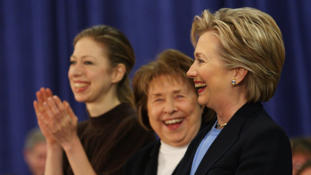 Hillary Clinton, Dorothy Rodham, and Chelsea Clinton in 2008