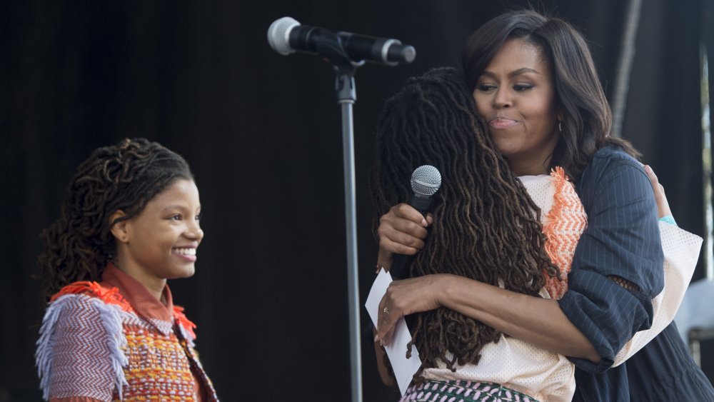 Chloe x Halle with Michelle Obama