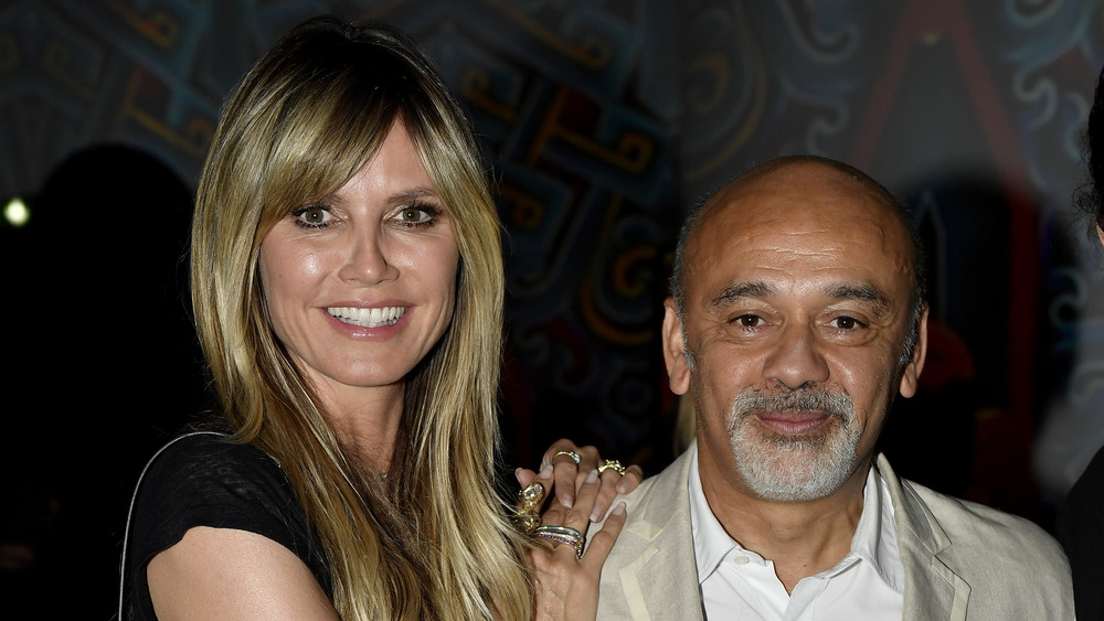 Heidi Klum and Christian Louboutin