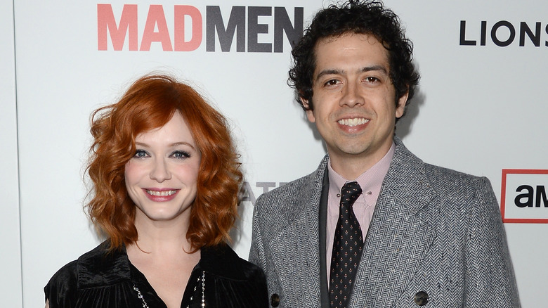 Christina Hendricks and Geoffrey Arend