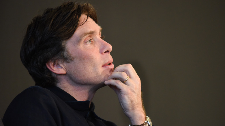 Cillian Murphy thinking pose