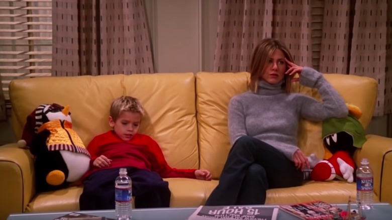 Jennifer Aniston and Cole Sprouse on Friends