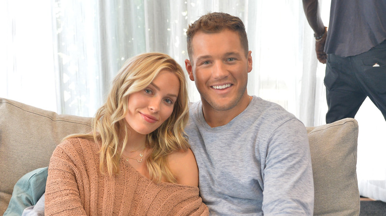 Colton Underwood and Cassie Randolph smiling