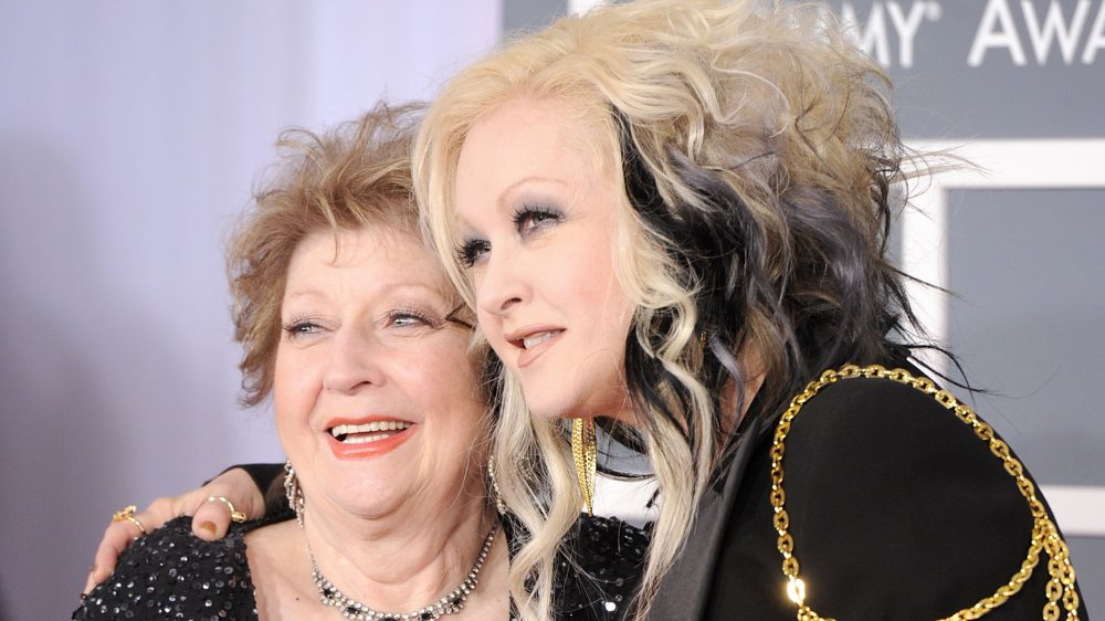 Cyndi Lauper and her mother