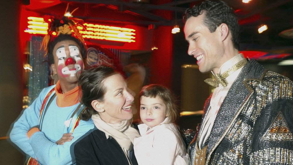 Cynthia Rowley and her daughter, Kit Keenan, at a circus