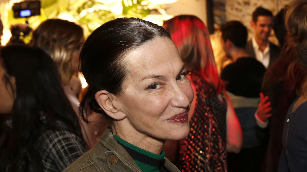 Cynthia Rowley smiling with pursed lips