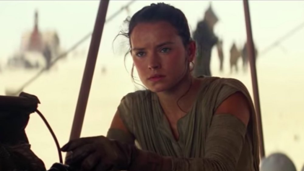 Daisy Ridley in The Force Awakens