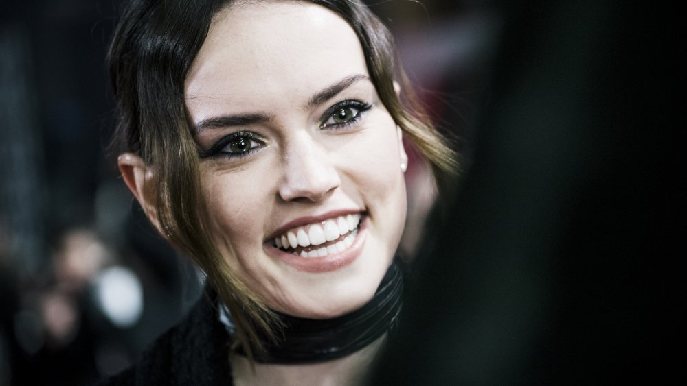 Daisy Ridley at the Jedi premiere