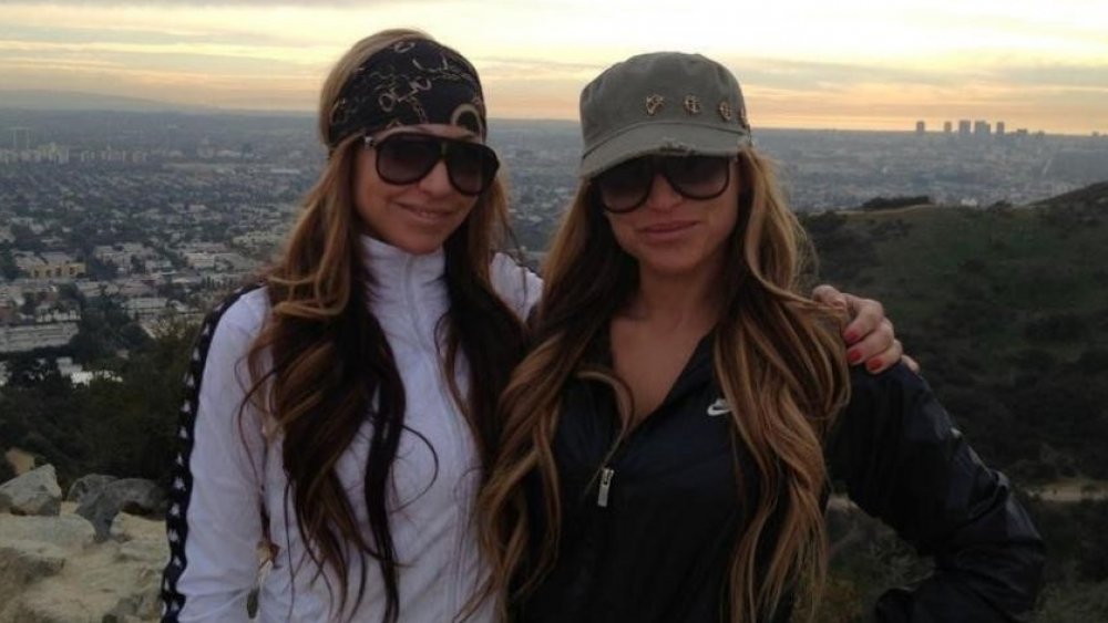 Darcey Silva and Stacey Silva on a hike in Los Angeles