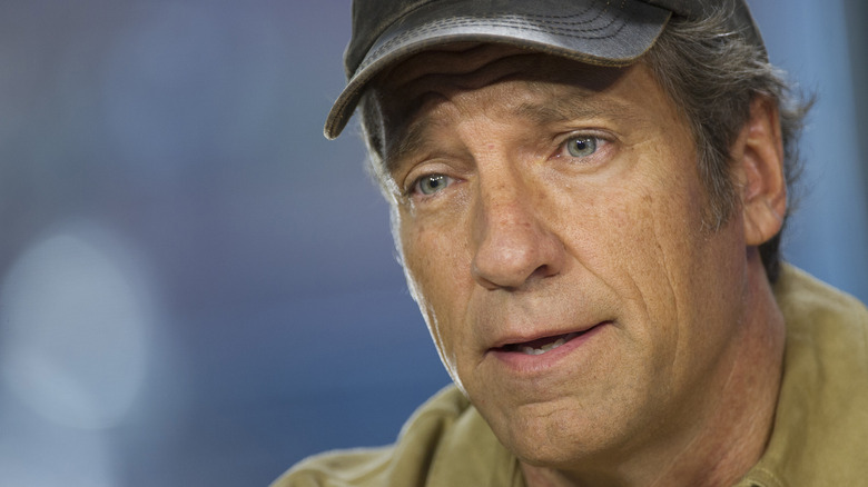 Mike Rowe in baseball cap