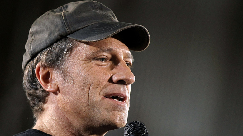 Mike Rowe delivering speech