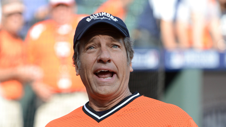 Mike Rowe at Balitmore Orioles game