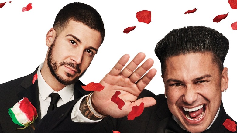 Vinny Guadagnino, Pauly DelVecchio with roses