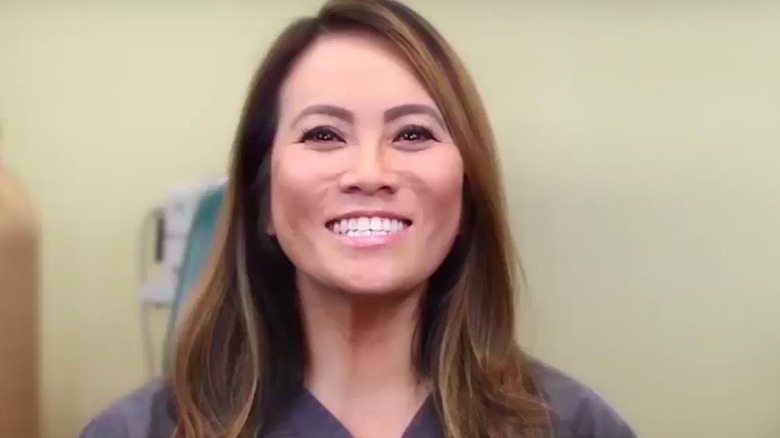 Dr. Sandra Lee smiling in one of her videos