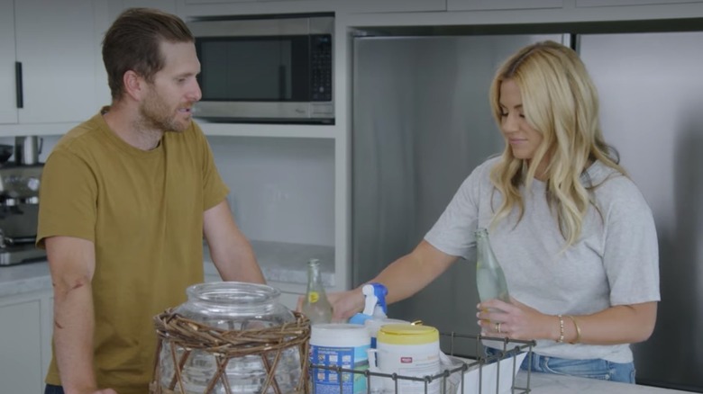 Syd and Shea McGee in a kitchen