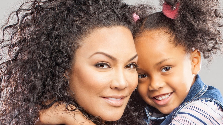 Egypt Sherrod and daughter