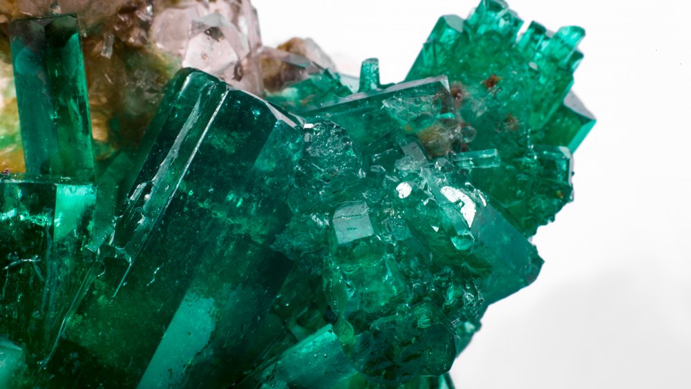 Uncut emeralds