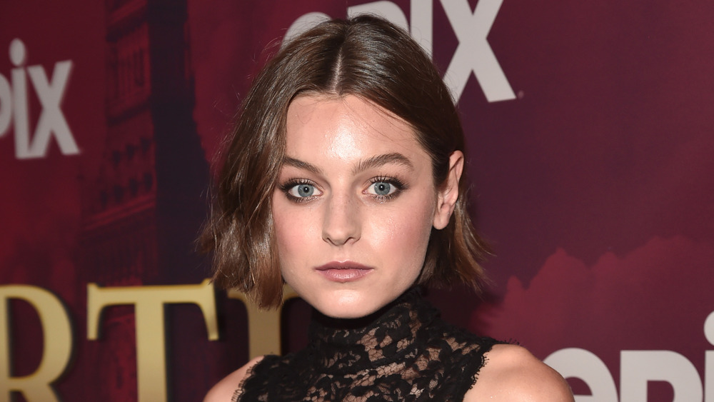 Emma Corrin at a premier in 2019