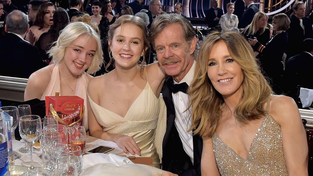 Felicity Huffman and her family