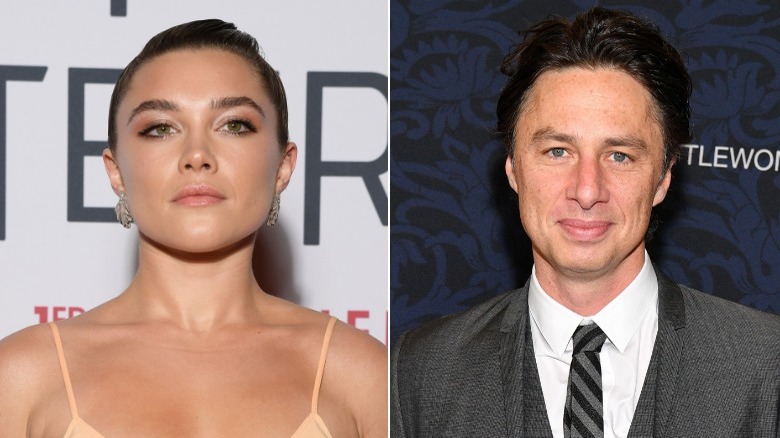 Florence Pugh and Zach Braff