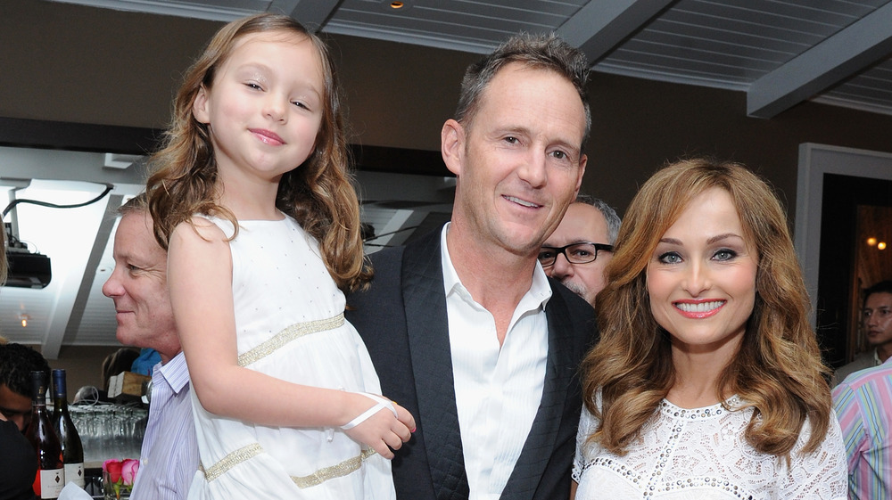 Jade Thompson, Todd Thompson, and Giada De Laurentiis family