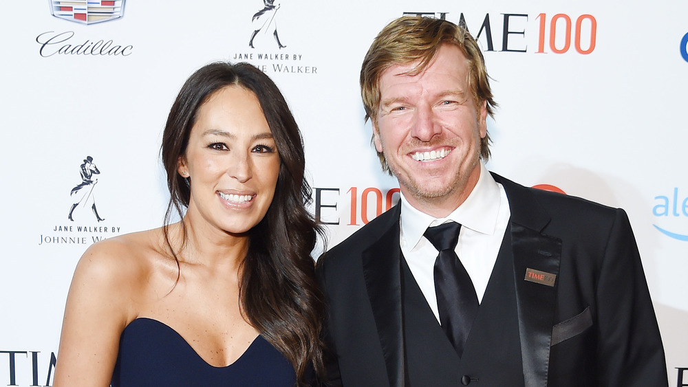Joanna and Chip Gaines at a gala in 2019