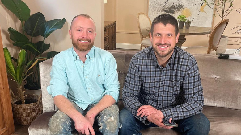 Keith Bynum and Evan Thomas smiling