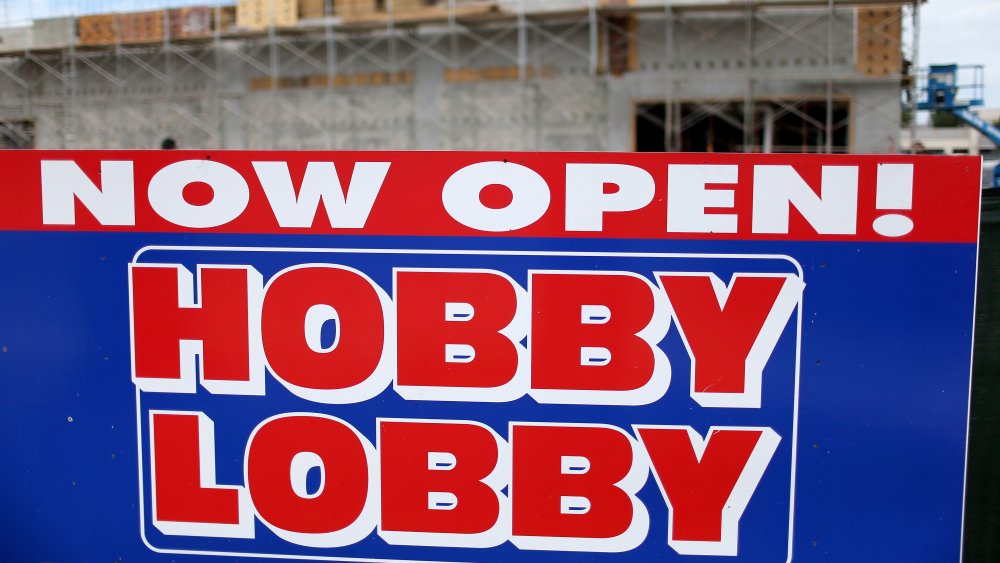 Hobby Lobby store sign