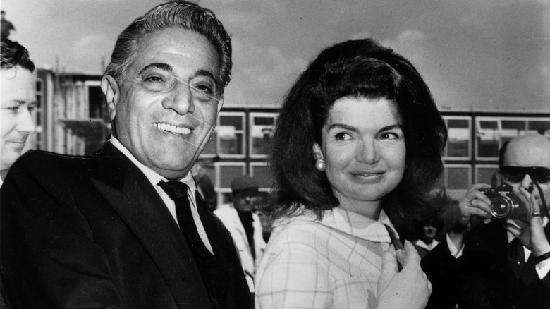 Aristotle Onassis and Jackie Kennedy Onassis