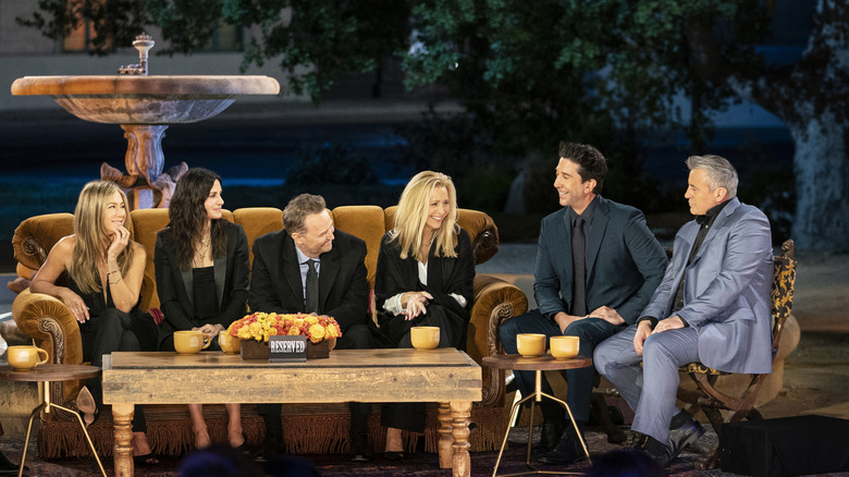 Cast of Friends at HBO Max reunion special