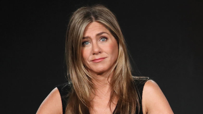 Jennifer Aniston at Morning Show press conference