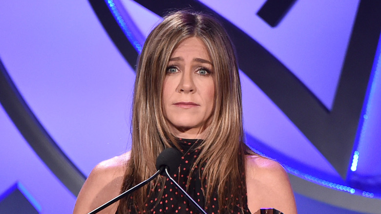 Jennifer Aniston onstage