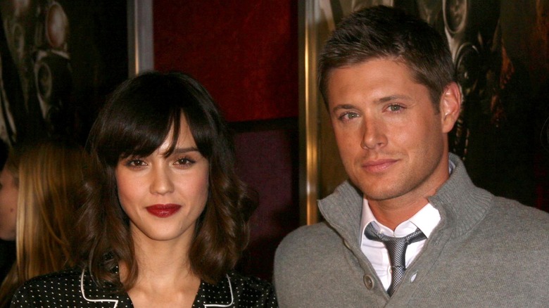 Jensen Ackles with Jessica Alba 