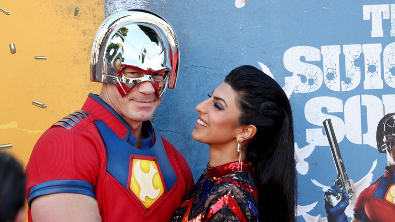 Shay Shariatzadeh poses with John Cena