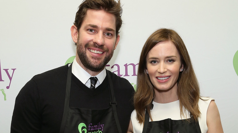 John Krasinski and Emily Blunt