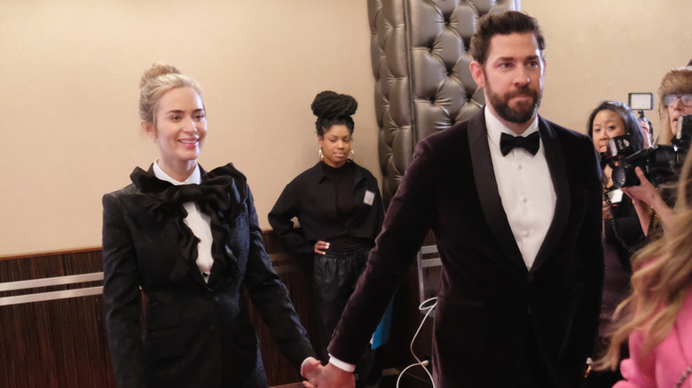 John Krasinski and Emily Blunt 