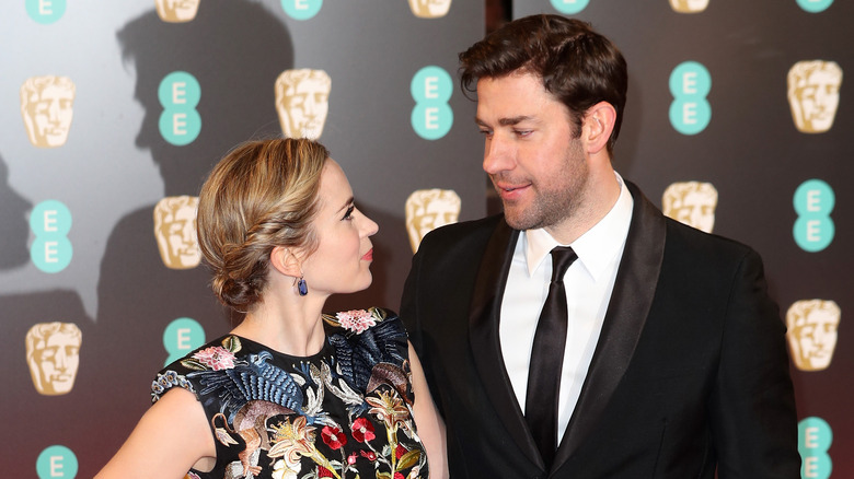 John Krasinski and Emily Blunt