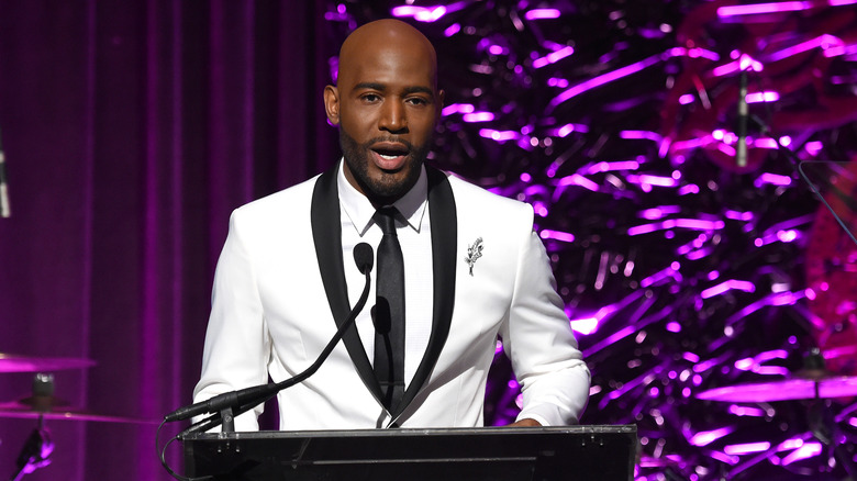 Karamo Brown speaks onstage