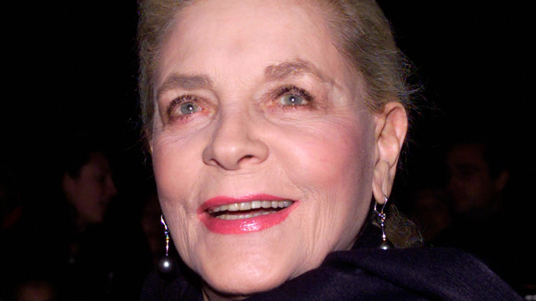 Lauren Bacall close-up