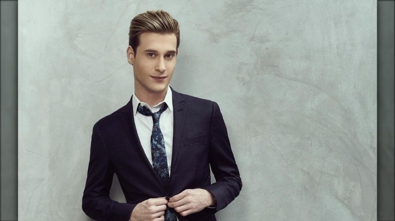 Tyler Henry dressed up