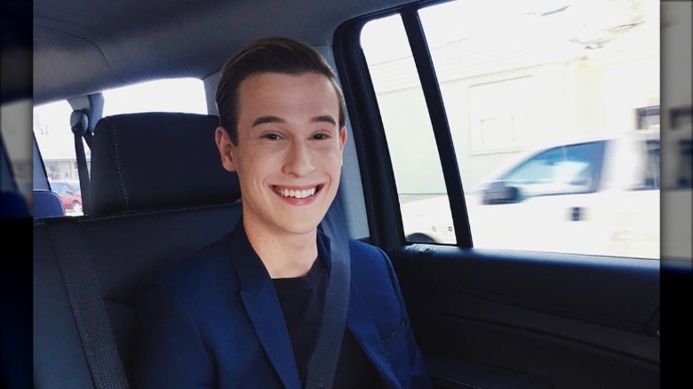 Tyler Henry in a car