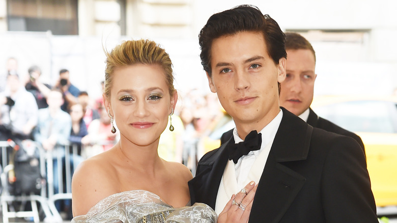 Lili Reinhart and Cole Sprouse at the Met Gala