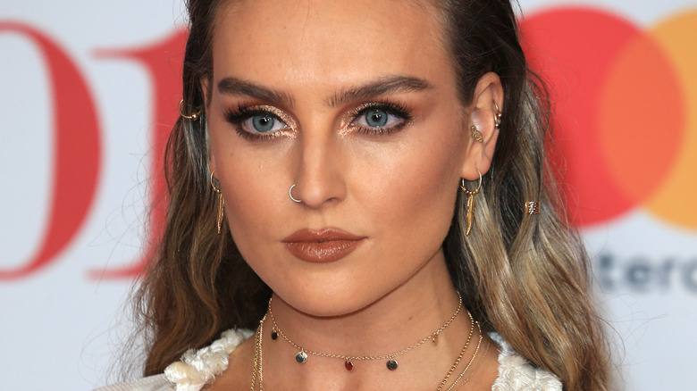 Perrie Edwards posing