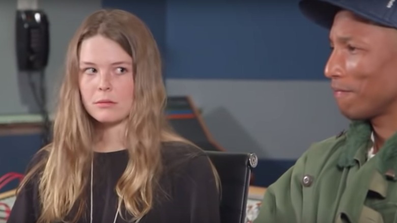 Maggie Rogers and Pharrell Williams 