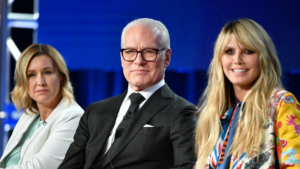 Making the Cuts Sara Rea, Tim Gunn, and Heidi Klum