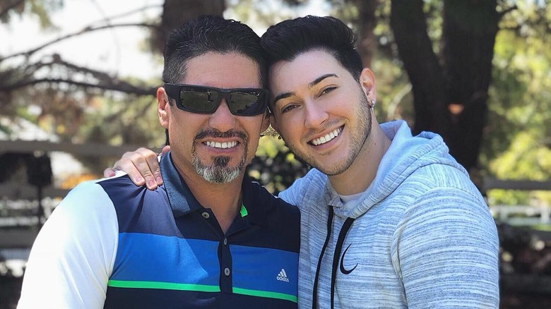 Manny Gutierrez Manny MUA with his dad