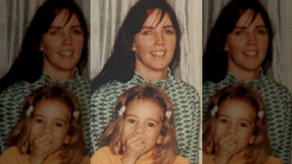 young Mariah Carey with her mother